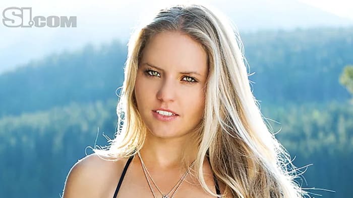 Bruna Schmitz was photographed by Stephan Wurth in Banff, Canada.